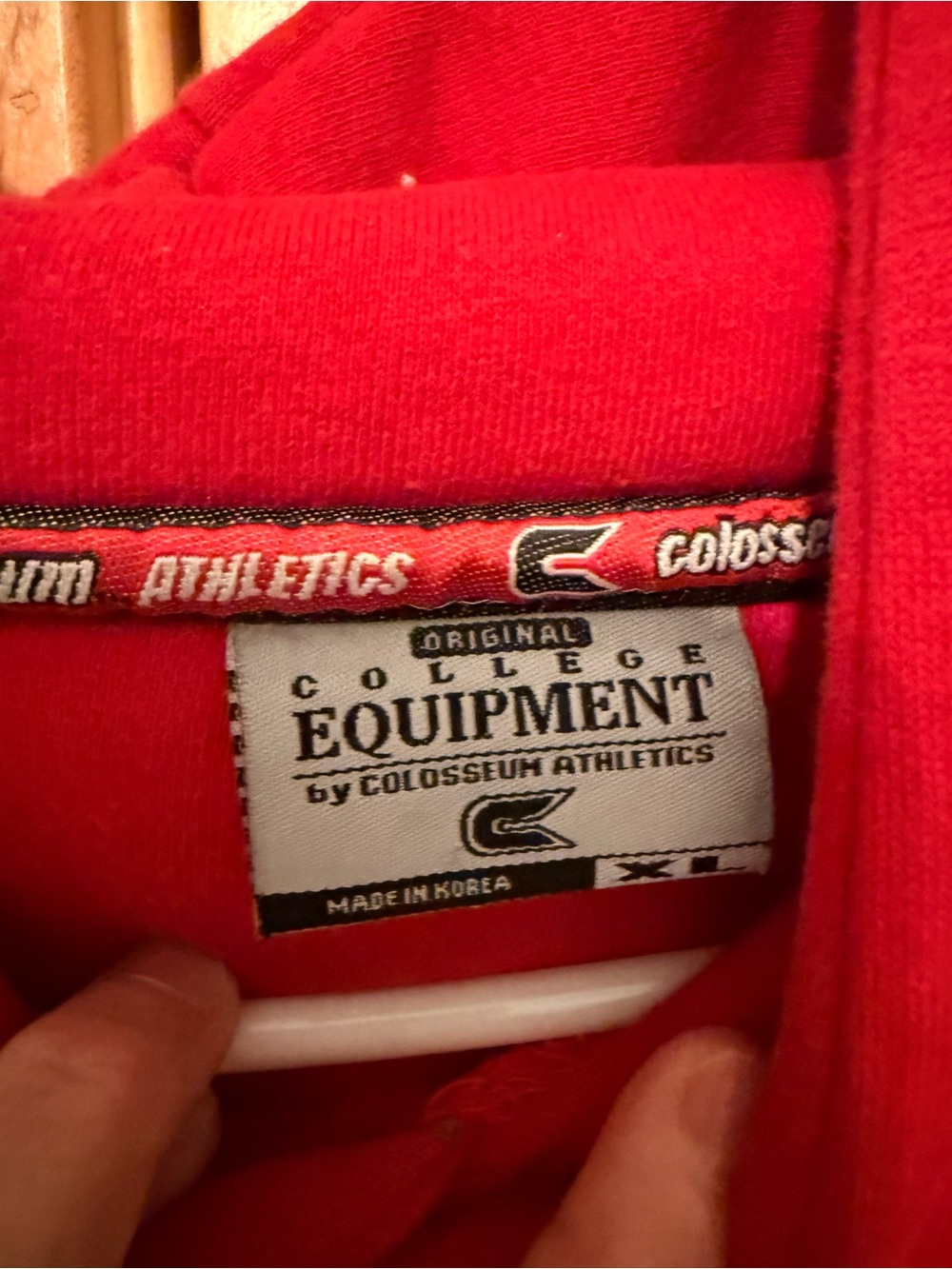 SCSU Red Hooded Pullover Sweatshirt - Picture 5 of 7